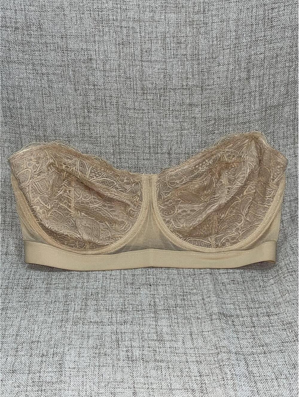 Lively Lace Underwire Strapless Bra 36DD EUC (NWoT?) no straps